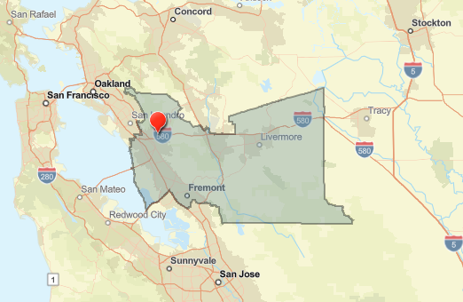 Map of the district. 