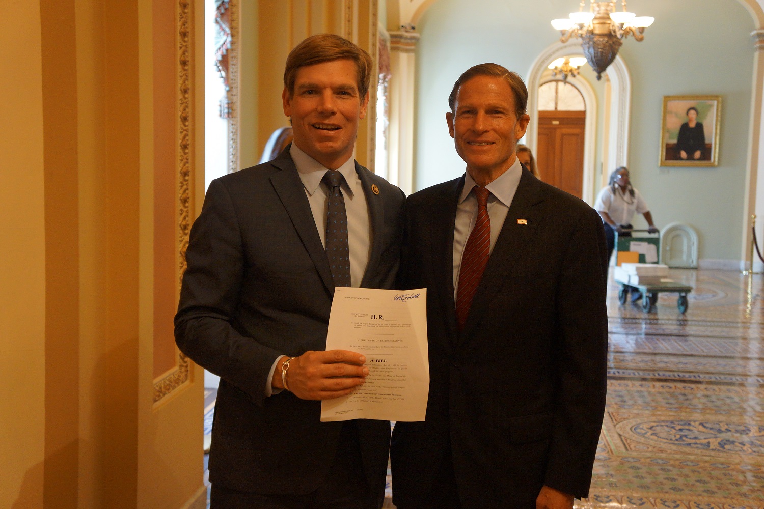 Rep Swalwell & Sen Blumenthal 7  14  2016 