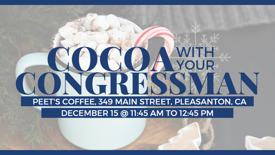 cocoa with your congressman 