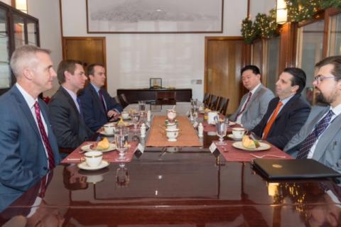 Rep. Swalwell has breakfast with Ambassador Lippert 